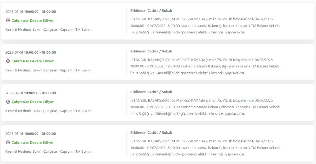 Bu geceden itibaren başlıyor: İstanbul'un 24 ilçesinde dev elektrik kesintisi 25